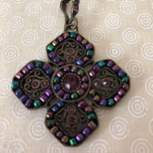 Premier designs pendant with matching earrings.